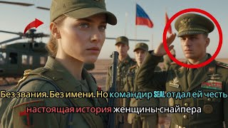 картинка: Без звания. Без имени. Но командир SEAL отдал ей честь — настоящая история женщины-снайпера