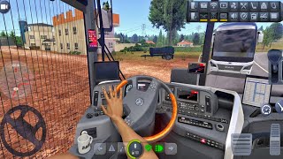 Bus Simulator Ultimate: Mercedes Benz Luxury Bus Offroad Driving - Android Gameplay screenshot 5