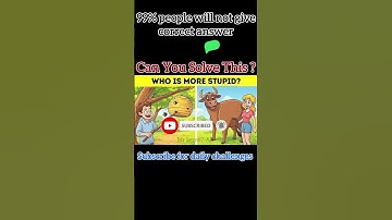 Who’s the Dumbest? Mind-Blowing Riddle! 🐝🐂#shorts #quiz #logicpuzzles #challenge #riddles #test