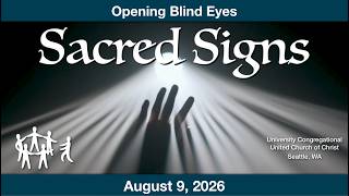 University Congregational UCC, Seattle, August 9, 2026