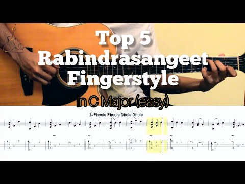 5-rabindrasangeet-to-play-on-guitar-(fingerstyle)-(free-tabs-+-playthrough)