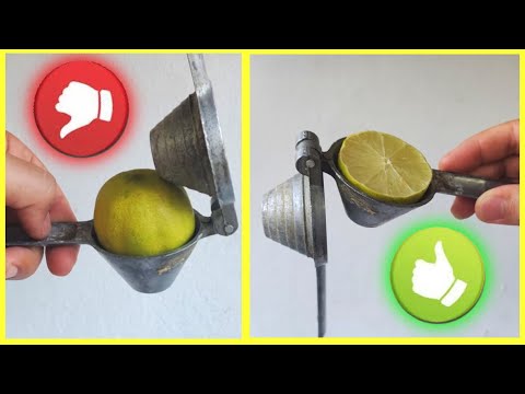 Vídeo: Qual espremedor de limão é melhor?
