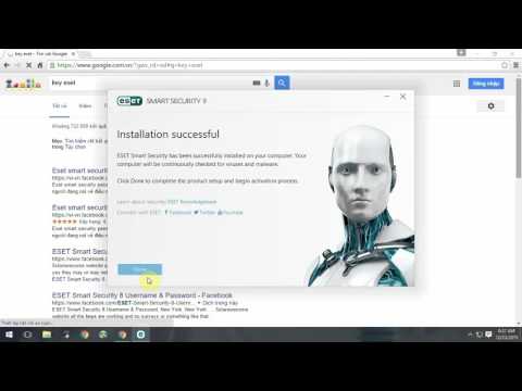 Hướng dẩn cài phần mềm diệt virus---Phần mềm Eset smart security