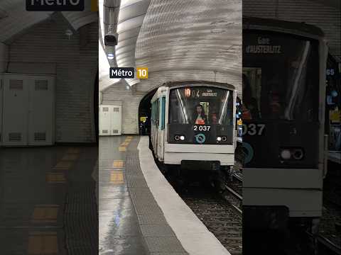 Métro ligne 10 : Qui l'est bon d'entendre chanter les MF67 résonnant bien dans toute la station