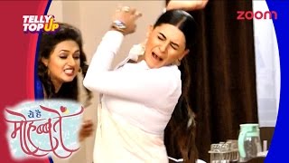 ishita beats up nidhi in ye hai mohabbatein tellytopup