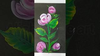 Cool One-Stroke art🎨 #viral​ #art​ #floraart​ #painting​ #shortsfeed​ #artwork​ #shorts
