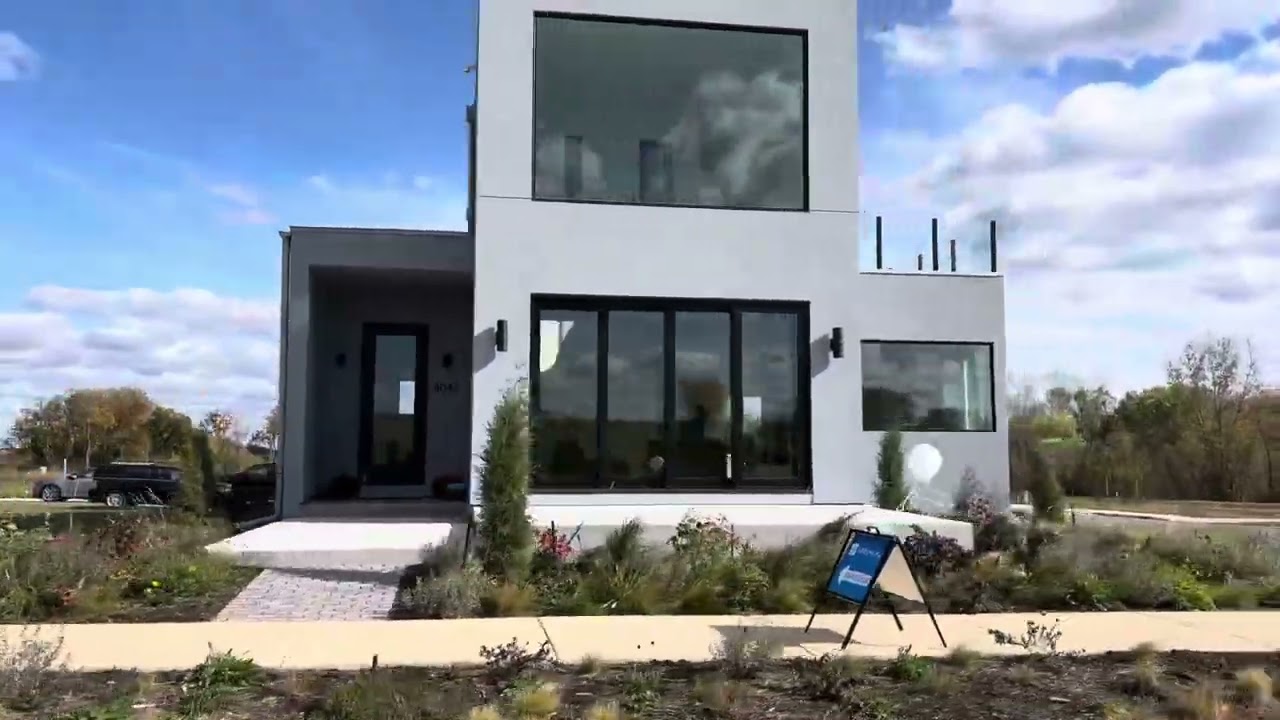 Cruising Belle Farm neighborhood development in Middleton Wisconsin 