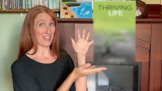 Want to see my book cover?! Thriving Life self help book