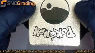 SNC Grading:2000 Pokémon Custom Shining Charizard #107 1st Ed. Gold Metal Card Review(1619705725775)