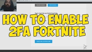 How to enable 2fa on fortnite. in this video, i explain the steps
turning or enabling two factor authentication (2fa) you must first
verif...