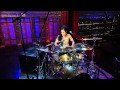 Sheila e solo de bateria com a orquestra cbs david letterman