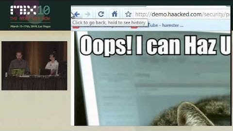 MIX10 The HaaHa Show Microsoft ASP NET MVC Security with Haack and Hanselman