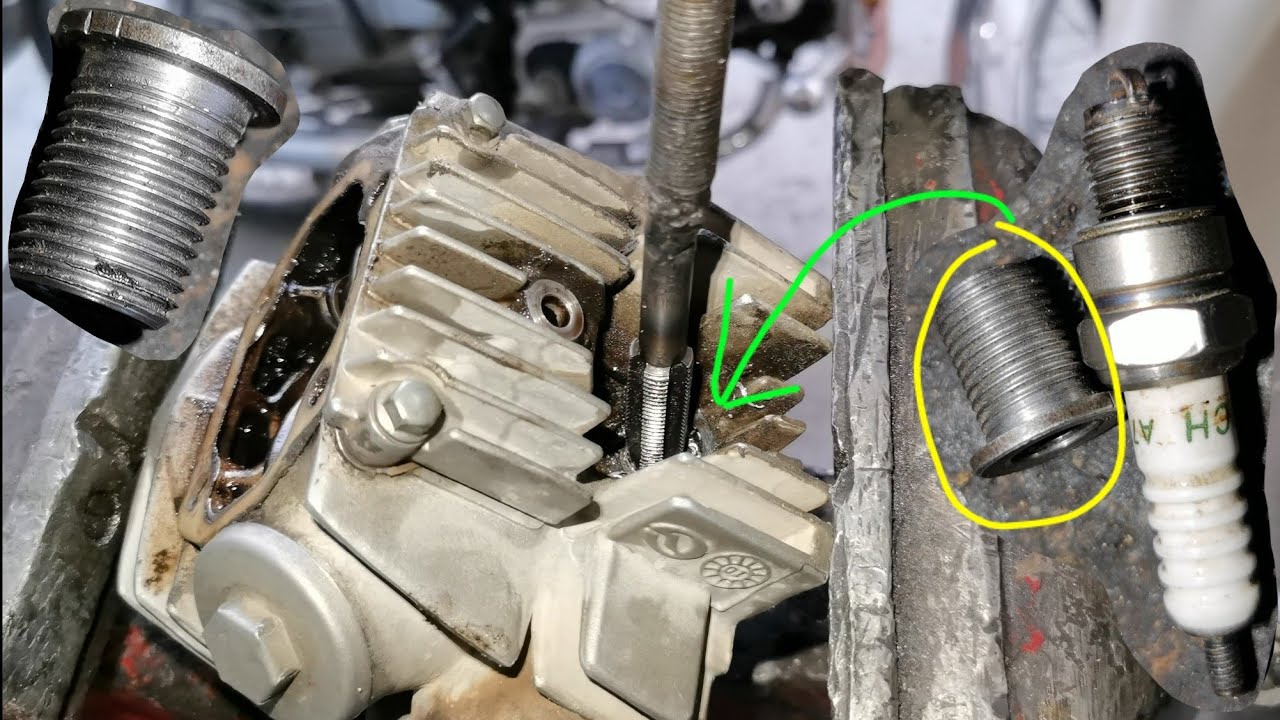 plug thread repair YouTube