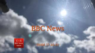 BBC News intro 10am 17.10.21