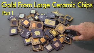 Download Lagu Gold From Big Ceramic CPUs part 1 #gold #goldrecovery #scrap #ewaste #electronics #cpu #silver MP3