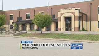 Water problem closes school
