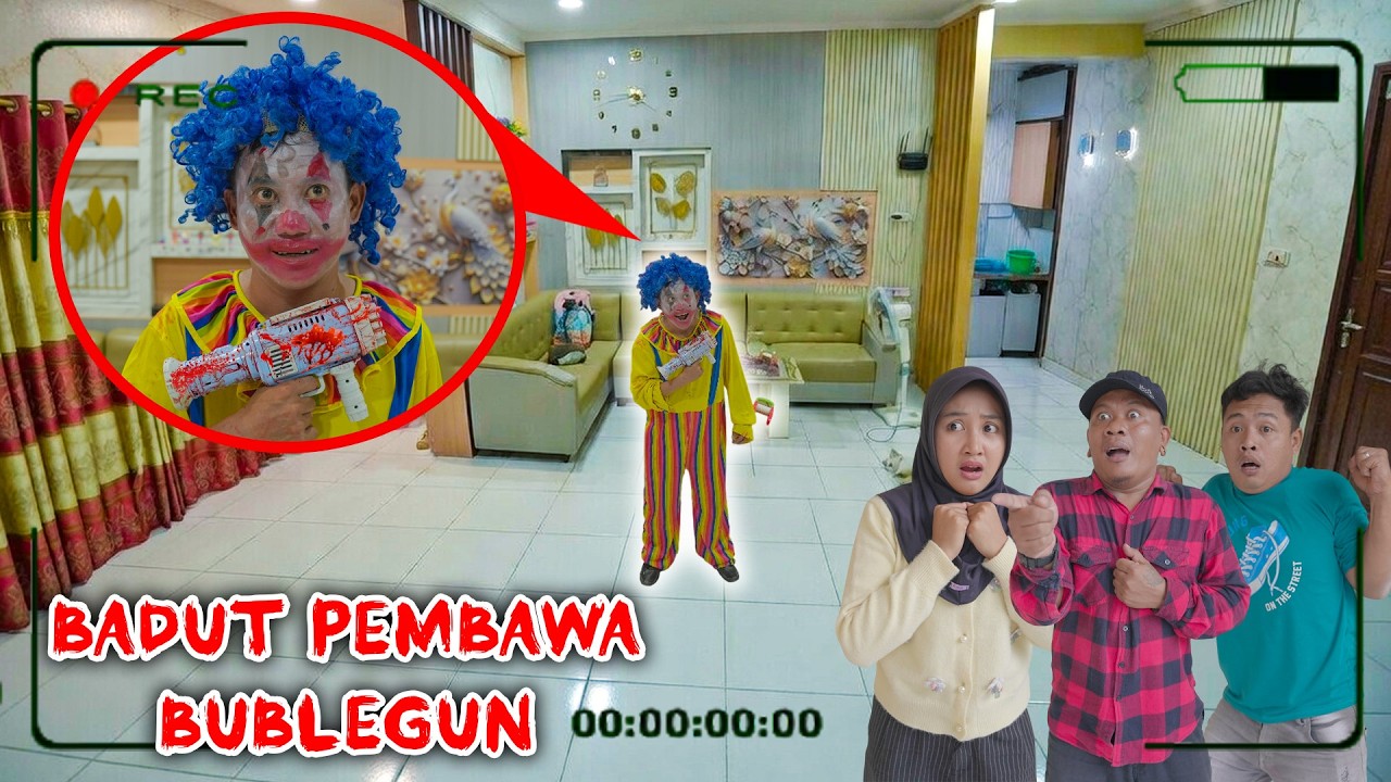 Jika Cctv Merekam Badut Pembawa Bubble Gun BERD4R4H Di Dalam Rumah Cepat Lari