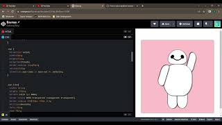 HTML & CSS Smiling and Waving robot