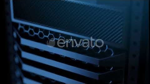 Network and Data Servers in a Server Room of a Data Center | Motion Graphics - Videohive template