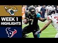 Jaguars vs. Texans | NFL Week 1 Game Highlights