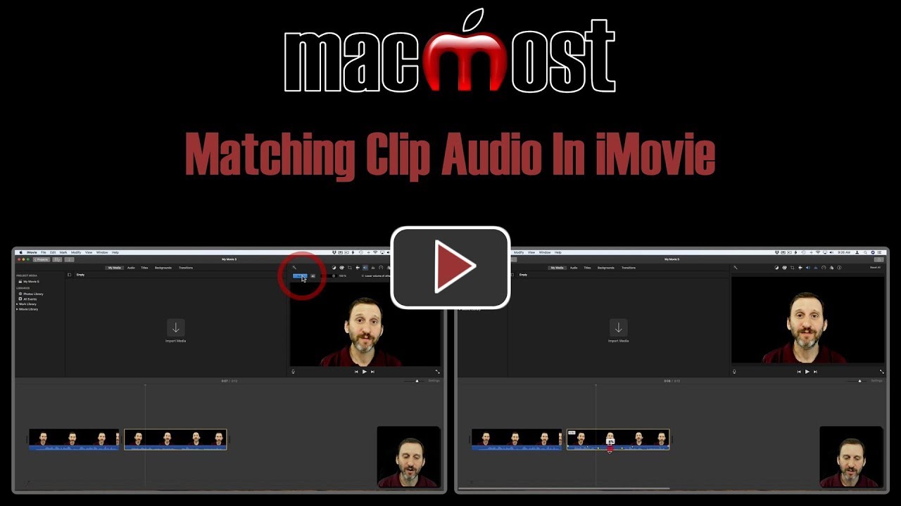 Matching Clip Audio In iMovie (#1728) - YouTube