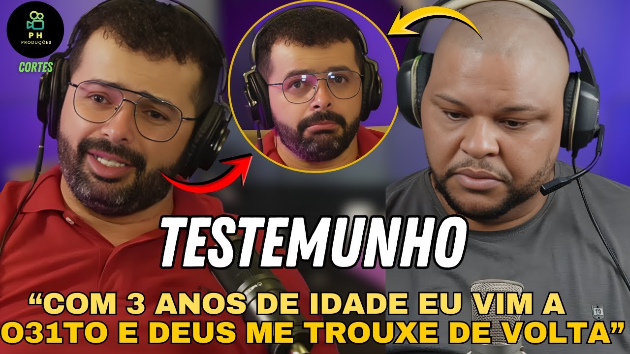 ✅ESSA SEQUÊNCIA DE EXPERIÊNCIAS SOBRENATURAIS É DE ARREPIAR​😭​TESTEMUNHO FORTE DO IRMÃO CAETANO✔️​