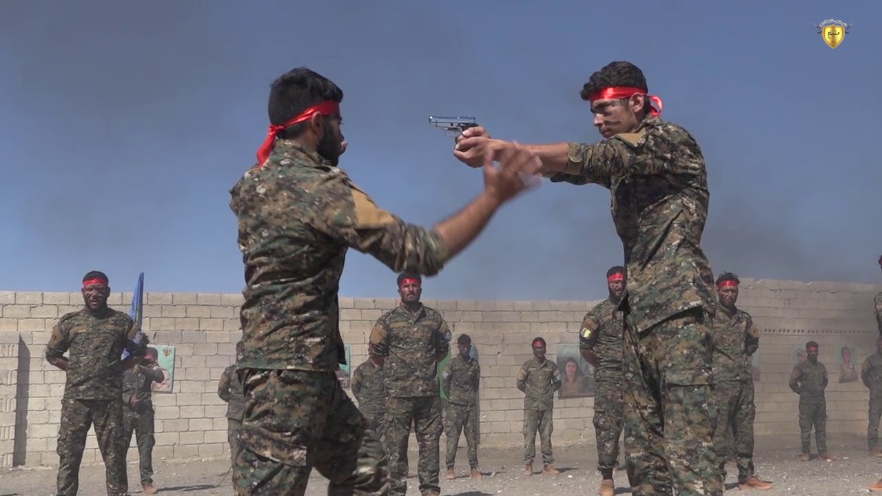 قوات مجلس منبج العسكري تهيأ مقالتيها لدفاع عن مدينة منبج 25/8/2018