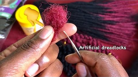 Step by step Ombre Artificial#dreadlocks |Fluffy #kinkyhair How to make @JANEILHAIRCOLLECTION