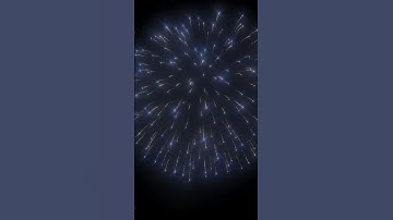 6寸花冠变蓝 | 6”Shell Flower Crown With Blue #firework #pyro #vuurwerk