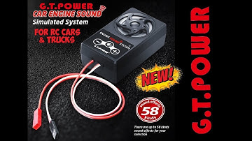 GT Power Simulation Engine Sound Effects System for RC Cars & Trucks