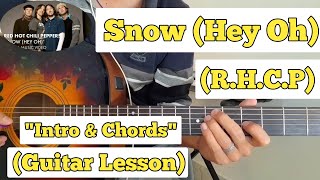 Snow - Red Hot Chili Peppers | Guitar Lesson | Intro & Chords | (With Tabs) Resimi