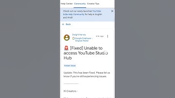 🚨unable to access YouTube studio hub  #youtubevideo #YouTube problem  #youtubeshort