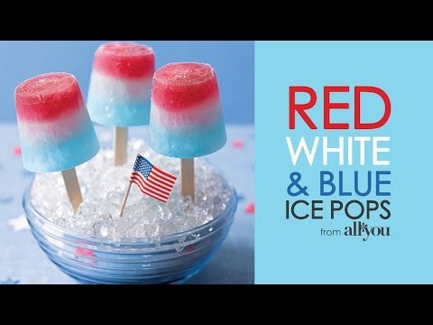 How to Make Easy Red, White, and Blue Ice Pops | MyRecipes