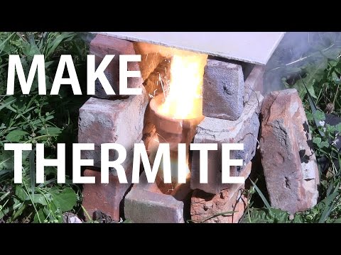 Make Thermite (and testing various iron oxide sources)