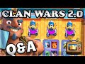 Clan Wars 2.0 ALL Questions Answered | New TV Royale 📺