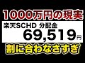 【楽天SCHD 分配金】1000万円投資してこれだけ?地獄の配当金生活【新NISA】
