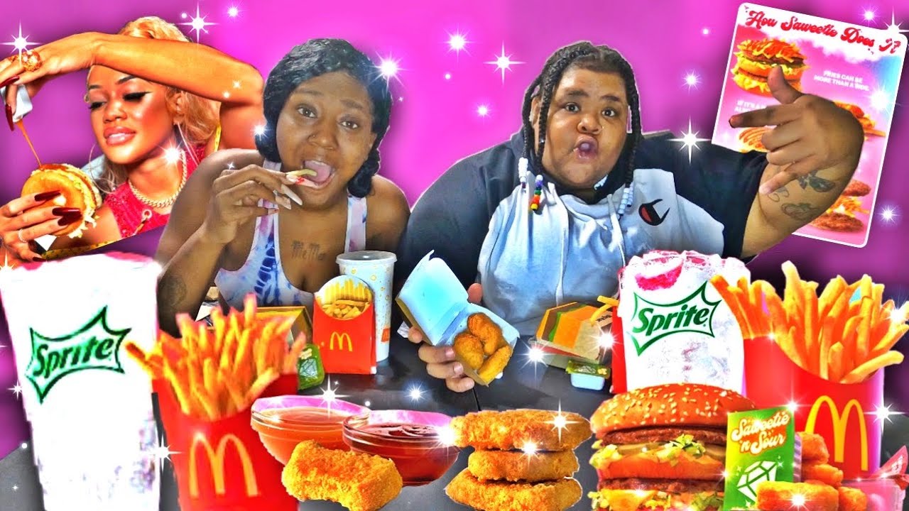 TRYING THE MCDONALS SAWEETIE MEAL MUKBANG | IS IT WORTH THE HYPE!?