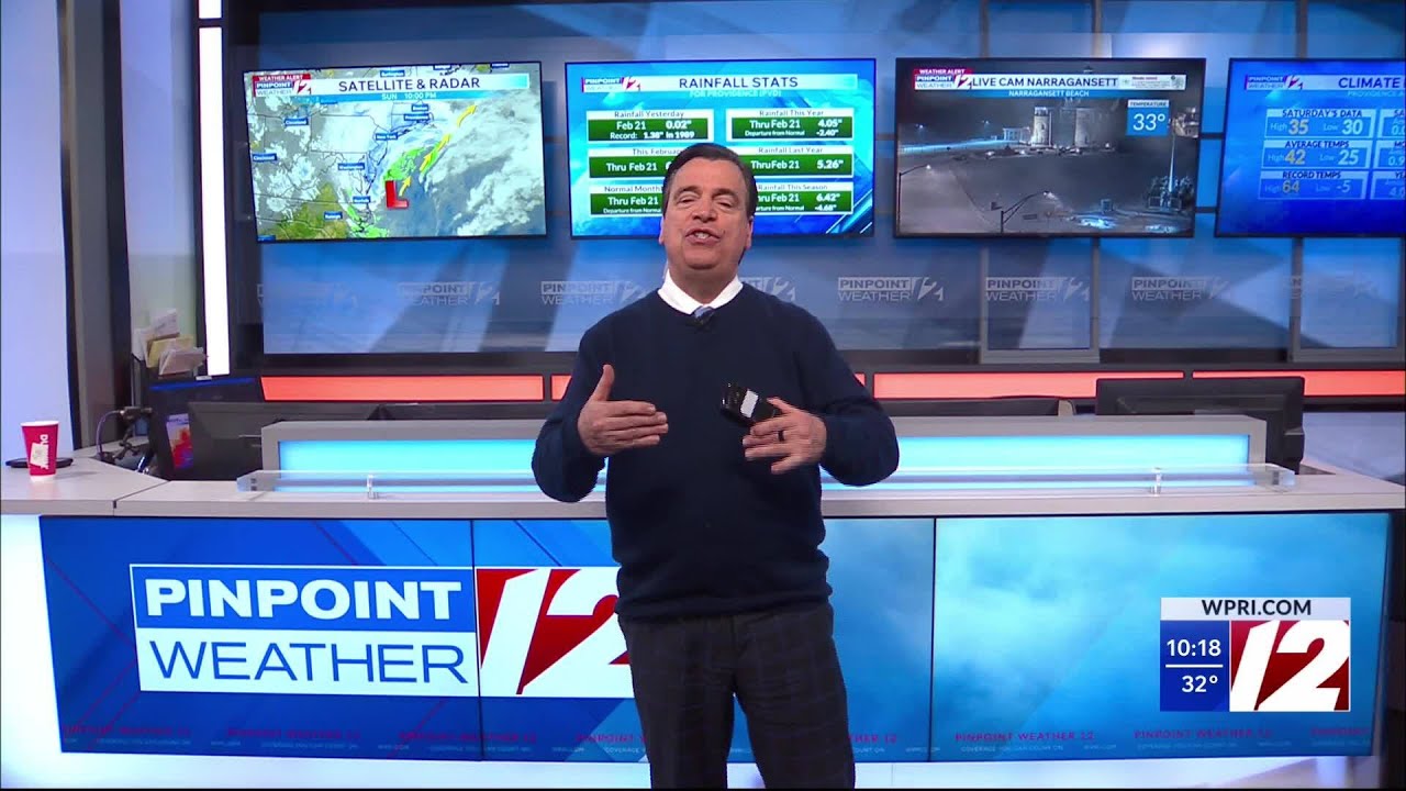 WPRI 12 Weather Forecast 2/22/26: Tracking Sunday Night-Monday Blizzard