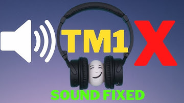 How to Install TM1 Sound Drivers