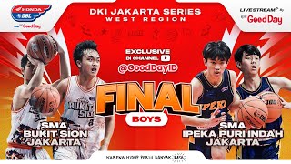 SMA BUKIT SION JKT VS SMA IPEKA PURI INDAH JKT | Final Honda DBL with Kopi Good Day