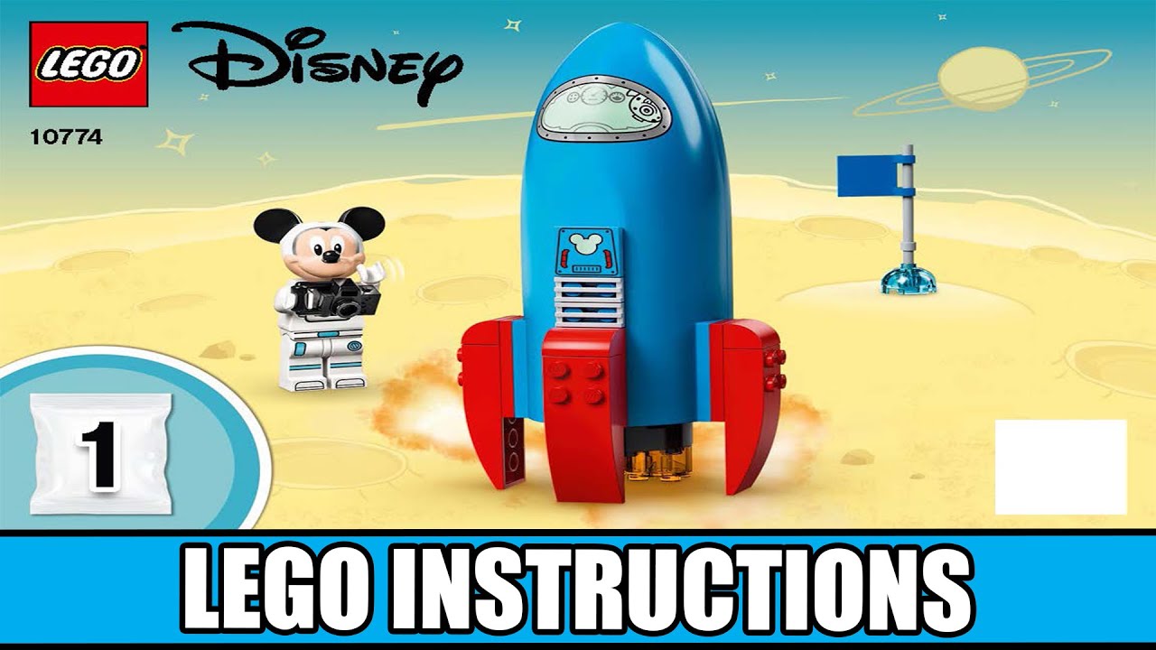 Mickey Mouse & Minnie Mouse's Space Rocket LEGO instructions