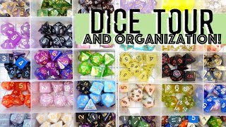D&D Dice Tour & Organization (my complete collection!)