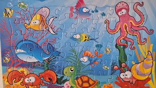 Sea World Best Learning Video for Kids to fit a Puzzle for Toddlers