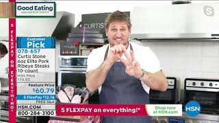 Curtis Stone 6 oz. Elite Pork Ribeye Steaks 10count