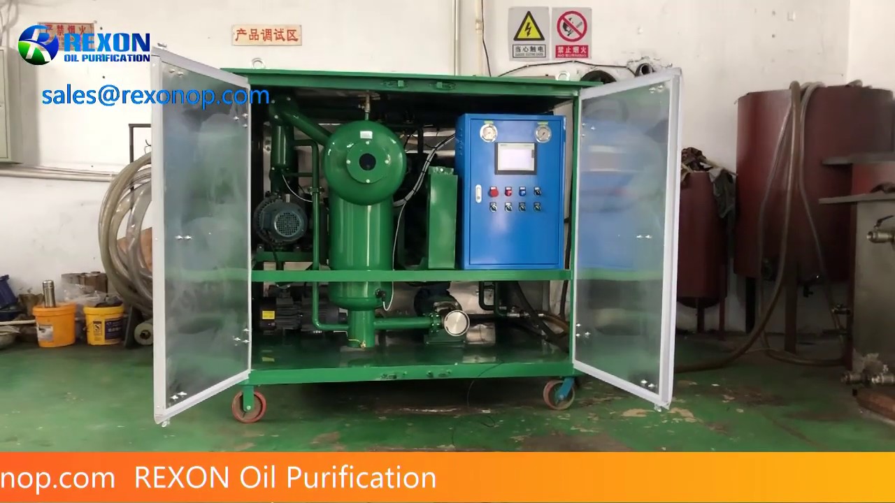 REXON 3000LPH High Standard Vacuum Insulating Oil Filtration and Oil ...