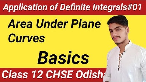 Application of Definite Integrals-1 l Excercises-10 l Definite integration Class12 12 CHSE Odisha