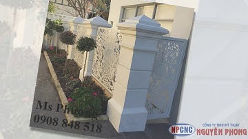 0908 848 518 MẪU HOA VĂN HÀNG RÀO CẮT CNC
