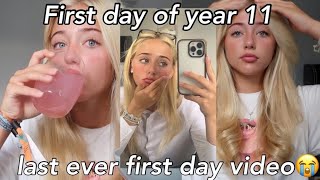 YEAR 11 MORNING ROUTINE & GRWM!! *MY LAST 'FIRST DAY BACK'*