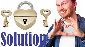 Trick Lock - Broken Heart from Puzzle Master - Solution