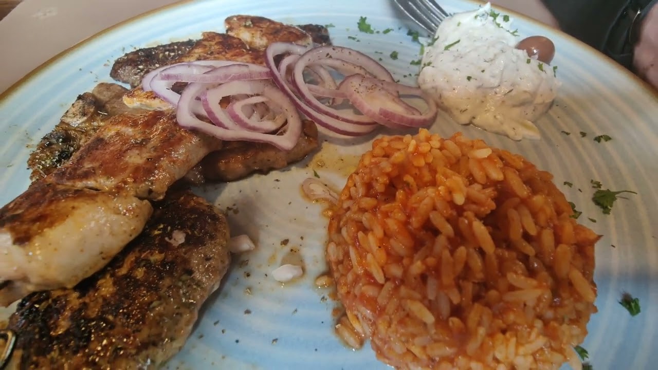 Father's day 18-5-23🇩🇪 lunch in Greek restaurant/silent vlog Germany